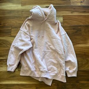 Pink fuzzy hoodie